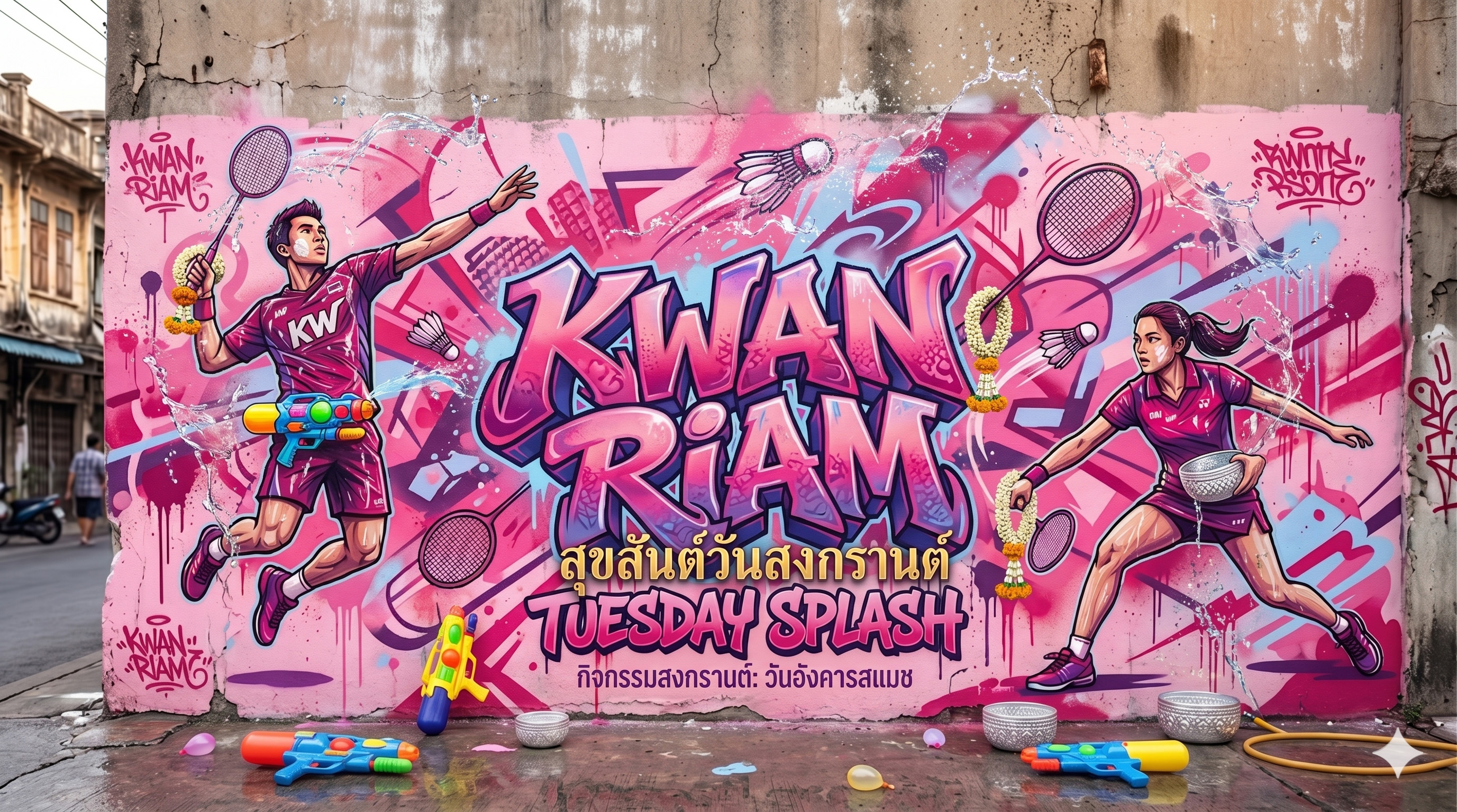 🏸อังคาร รอบพิเศษ(สงกรานต์) Tuesday Smash