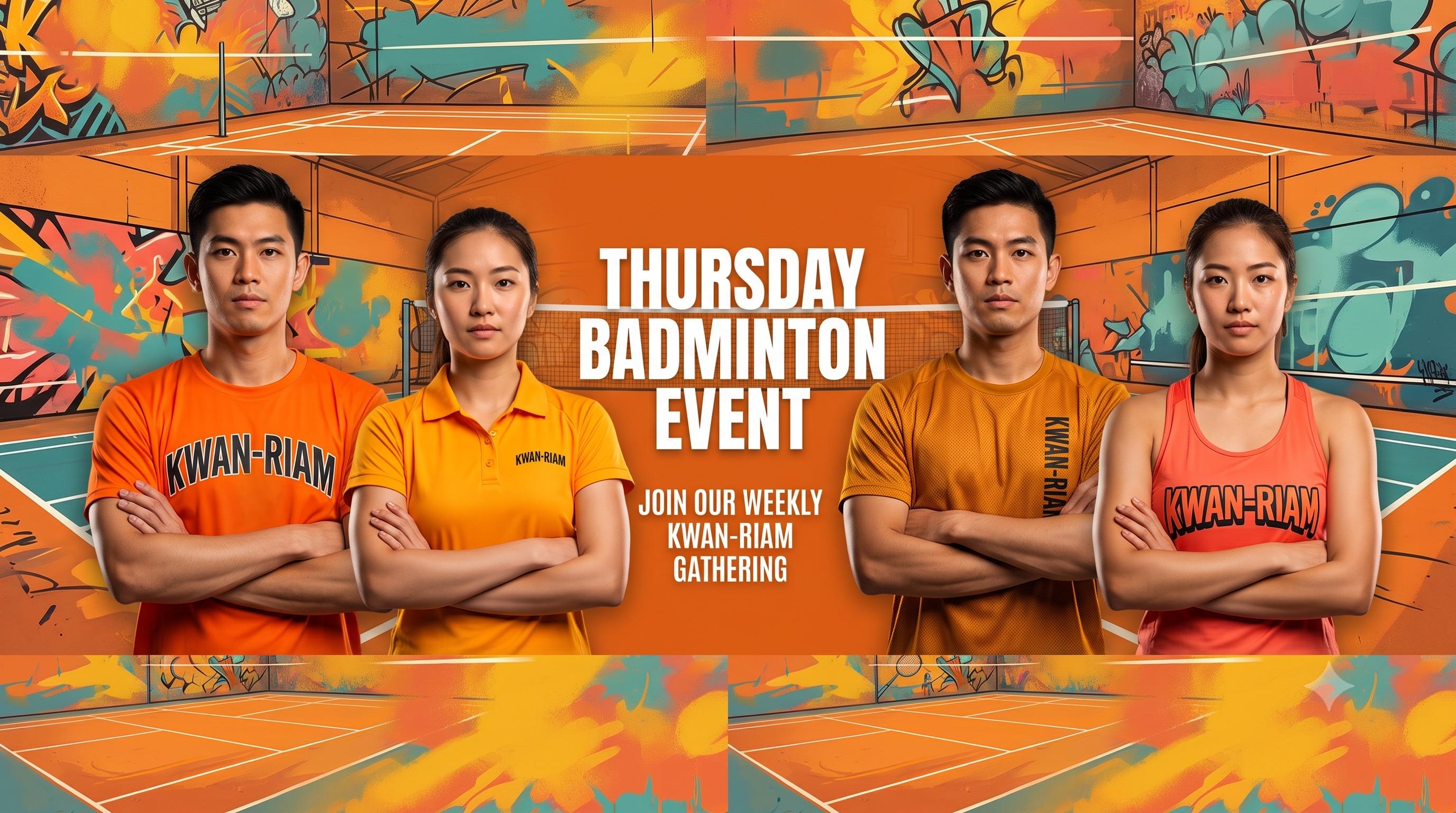 พฤหัสฯ พลังล้น! ก๊วนขวัญ-เรียม ชวนหวดให้สนามสะเทือน 🔥🏸